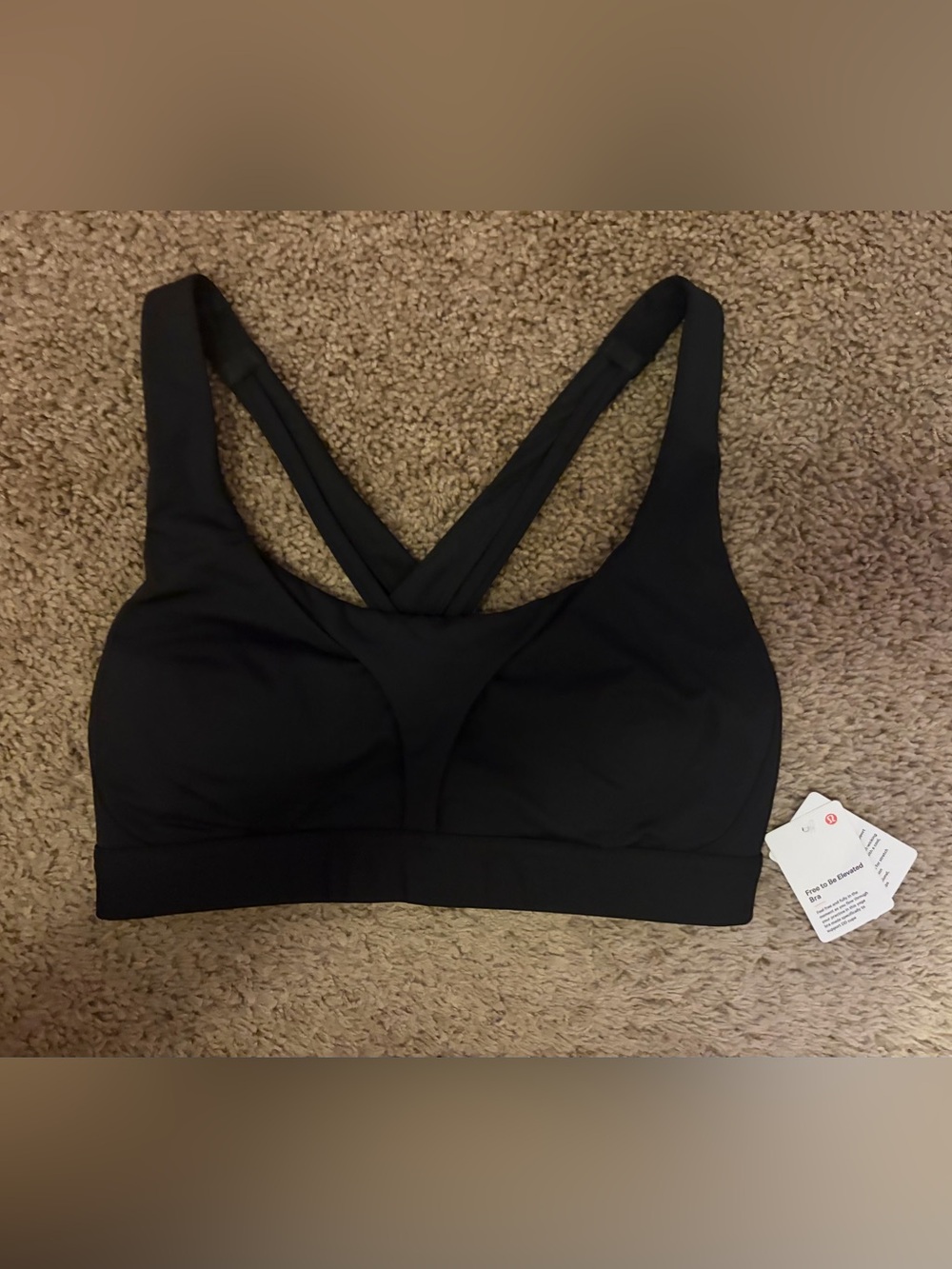 Lululemon Free to Be Elevated Sports Bra in Black- NWT 8